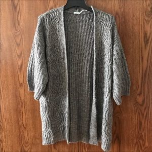 Kimchi Blue Gray Knit Cardigan